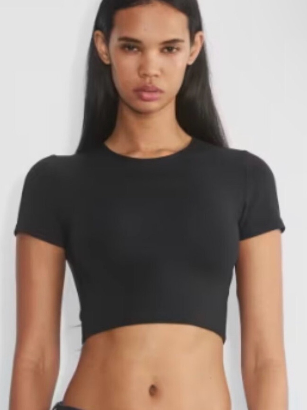 Aritzia Babaton cropped t shirt contour